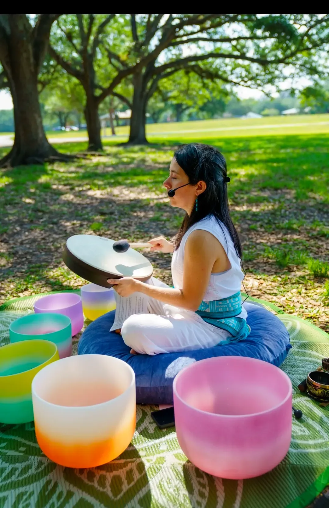 Lakeside sound healing